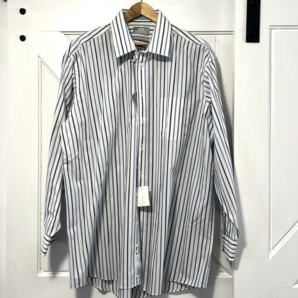 Stafford Wrinkle Free Cotton Dress Shirt